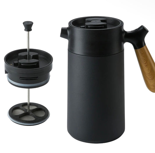 CasaWare Stainless Steel Thermal French Press & Tea Maker - 10% OFF When Purchased With a Bag of Coffee!